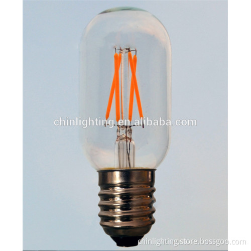 2016 Newest comer led t45 tubular bulb dimmable filament bulb led 9w